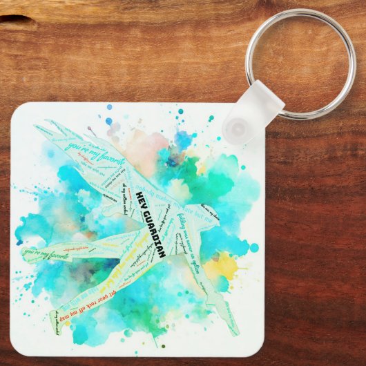 Bright Hunter Sleutelhanger (Achterkant)