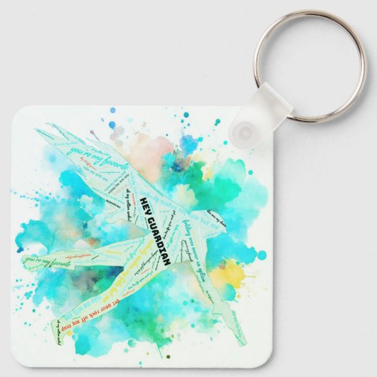 Bright Hunter Sleutelhanger (Achterkant)