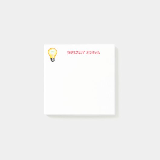 Bright Ideas Post It Notes (Voorkant)