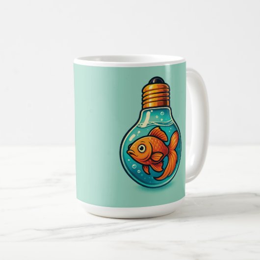 Bright Ideas Swim Deep - Mug Cup Koffiemok (Voorkant rechts)