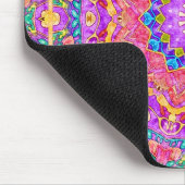 Bright India Waterverf Mandala Mousepad Muismat (Hoek)