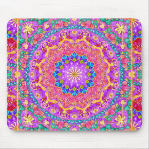 Bright India Waterverf Mandala Mousepad Muismat
