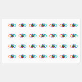 Bright infinity with rainbow butterfly labels (Vel)