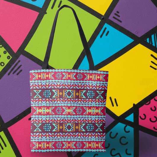Bright Island Tribal Tote Bag
