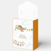 Bright It's A Boy Bear Airplane Sky Baby Shower  Bedankdoosjes (Open)