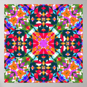 Bright Jolly Kleurrijke Dopamine Decor Wall Poster