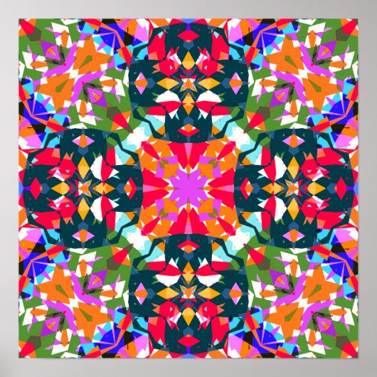 Bright Jolly Kleurrijke Dopamine Decor Wall Poster (Voorkant)