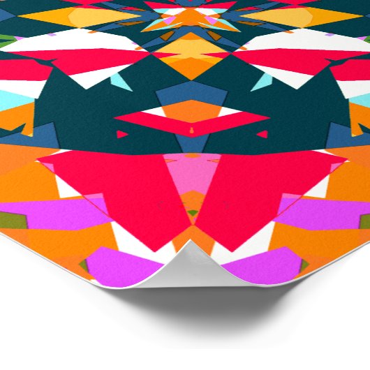 Bright Jolly Kleurrijke Dopamine Decor Wall Poster (Hoek)