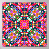 Bright Jolly Kleurrijke Dopamine Decor Wall Poster (Voorkant)