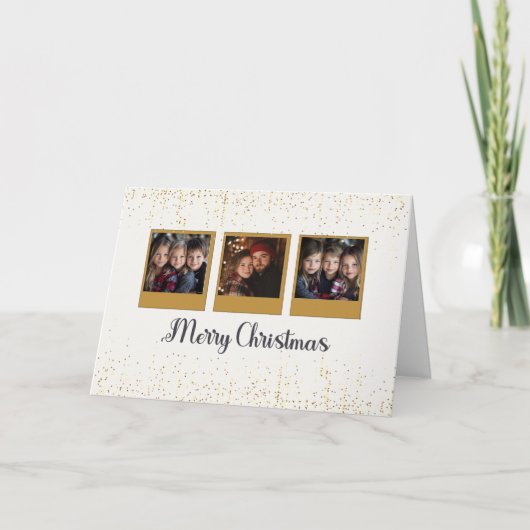 Bright Joy Christmas-fotokaart Kaart (Voorkant)