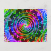 Bright Kaleidoscoop Briefkaart (Voorkant)