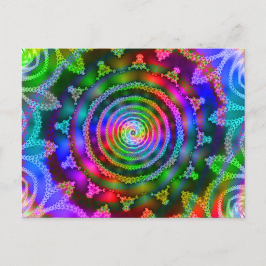 Bright Kaleidoscoop Briefkaart (Voorkant)