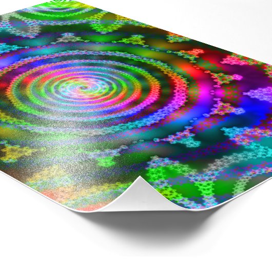 Bright Kaleidoscoop Foto Afdruk (Hoek)