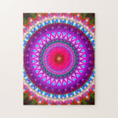 Bright Kaleidoscopisch Mandala Art Legpuzzel (Verticaal)