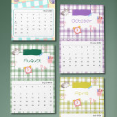 Bright Kawaii Kitty Art Calendar Kalender
