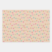 Bright kerstlampje Kraft Inpakpapier Vel (Voorkant 2)