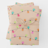 Bright kerstlampje Kraft Inpakpapier Vel (In situ)