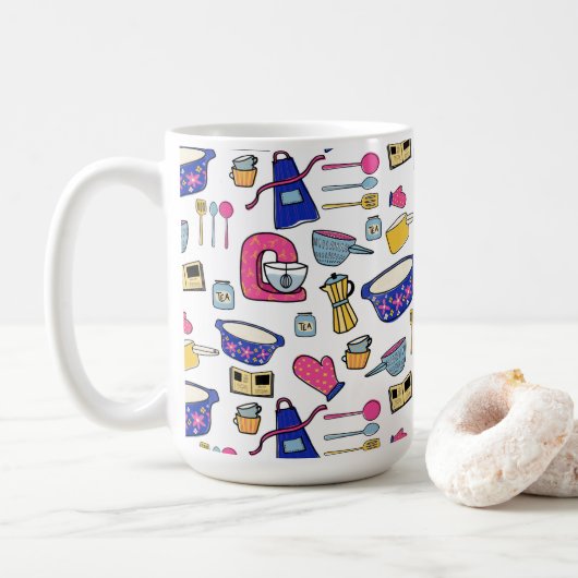 Bright keukengereedschap Cookekzetapparaat Koffiemok (Met donut)