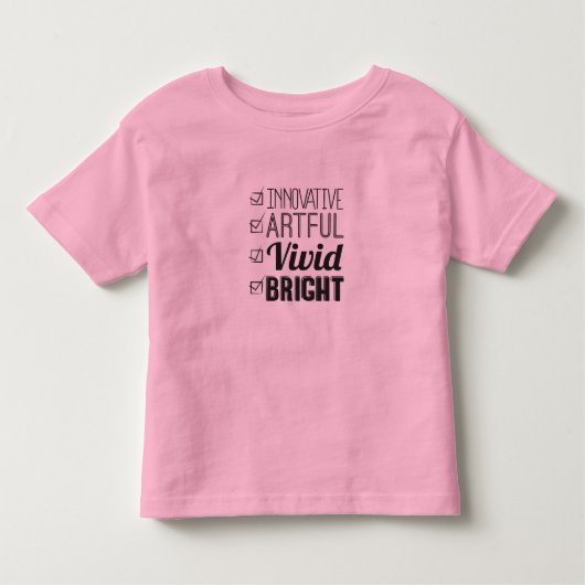 BRIGHT Kinder T-Shirt, checklist Shirts (Voorkant)