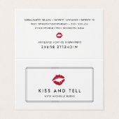 Bright Kiss Lip Product Distributeur Tips & Tricks Visitekaartje (Buitenkant ongevouwen)