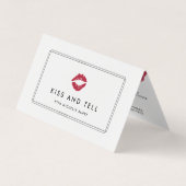 Bright Kiss Lip Product Distributeur Tips & Tricks Visitekaartje (Voorkant)