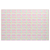 Bright kleurennaam modern gepersonaliseerd collage stof (Yard (91,4 cm))