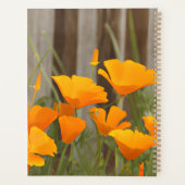 Bright kleurrijke Californische pap's op maat Planner (Achterkant)