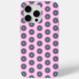 Bright Kleurrijke Cirkels Hoesje voor iPhone 15 Pr