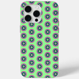 Bright Kleurrijke Cirkels Hoesje voor iPhone 15 Pr