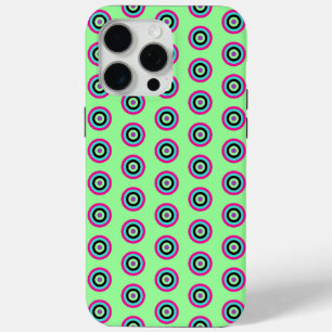 Bright Kleurrijke Cirkels Hoesje voor iPhone 15 Pr