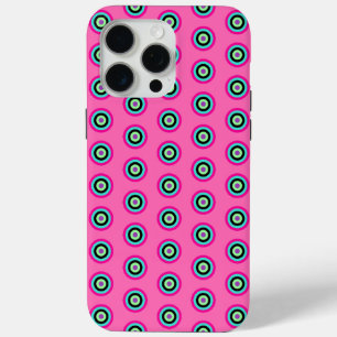 Bright Kleurrijke Cirkels Hoesje voor iPhone 15 Pr