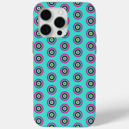 Bright Kleurrijke Cirkels Hoesje voor iPhone 15 Pr