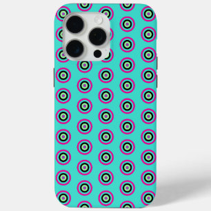 Bright Kleurrijke Cirkels Hoesje voor iPhone 15 Pr