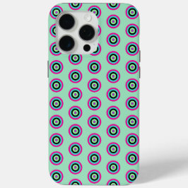Bright Kleurrijke Cirkels Hoesje voor iPhone 15 Pr