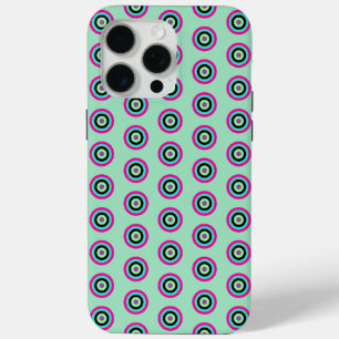 Bright Kleurrijke Cirkels Hoesje voor iPhone 15 Pr