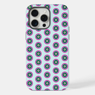 Bright Kleurrijke Cirkels Hoesje voor iPhone 15 Pr Pro Max Case