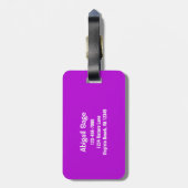 Bright kleurrijke Daisy Flowers Bagagelabel (Achterkant verticaal)