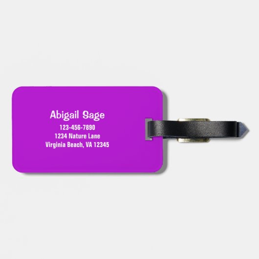 Bright kleurrijke Daisy Flowers Bagagelabel (Achterkant horizontaal)