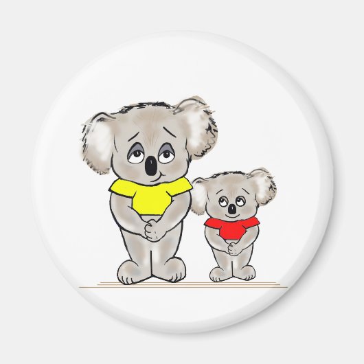 Bright Koalas Magneet (Voorkant)