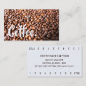 Bright koffie beslaat eenvoudig dubbele streep klantenkaartje (Voorkant / Achterkant)