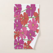 Bright kosmos Floral afdrukken Bad Handdoek (Handdoek)