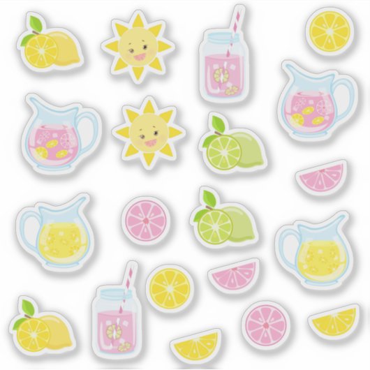 Bright Lemon Delight Sticker (Voorkant)