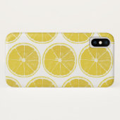 Bright Lemon Slice Pattern iPhone / iPad Case (Achterkant (horizontaal))
