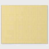 Bright Lemon Slice Repeat on White Background Cadeaupapier (Vlak)