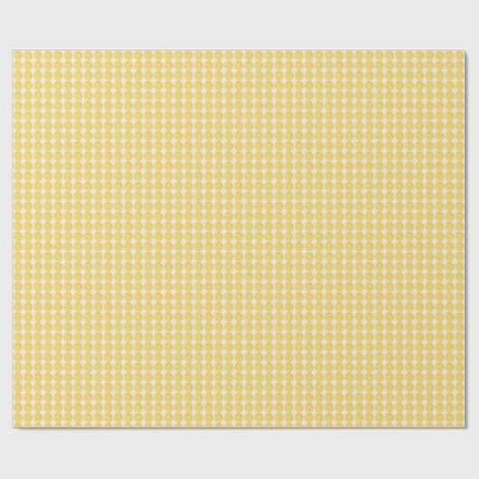 Bright Lemon Slice Repeat on White Background Cadeaupapier (Vlak)