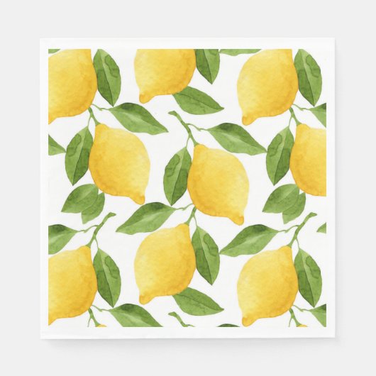 Bright Lemons party servetten (Voorkant)