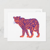 Bright Leopard Briefkaart (Voorkant / Achterkant)