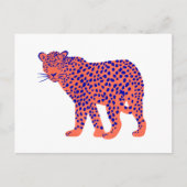 Bright Leopard Briefkaart (Voorkant)