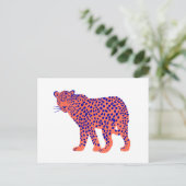 Bright Leopard Briefkaart (Staand voorkant)