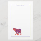 Bright Leopard Briefpapier (Voorkant)
